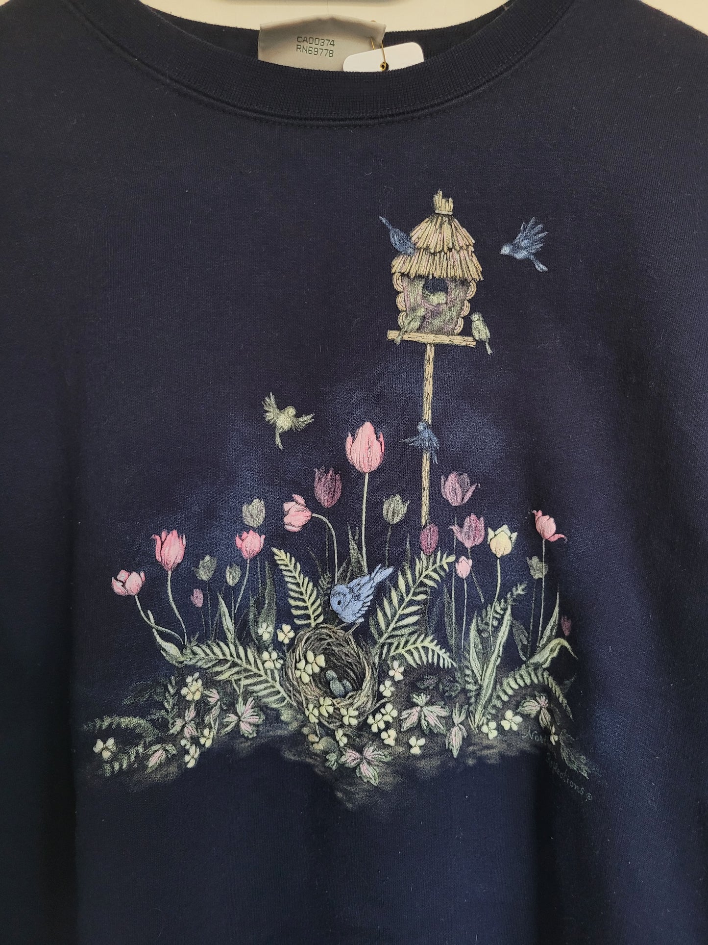 Hey Little Birds sweater - L