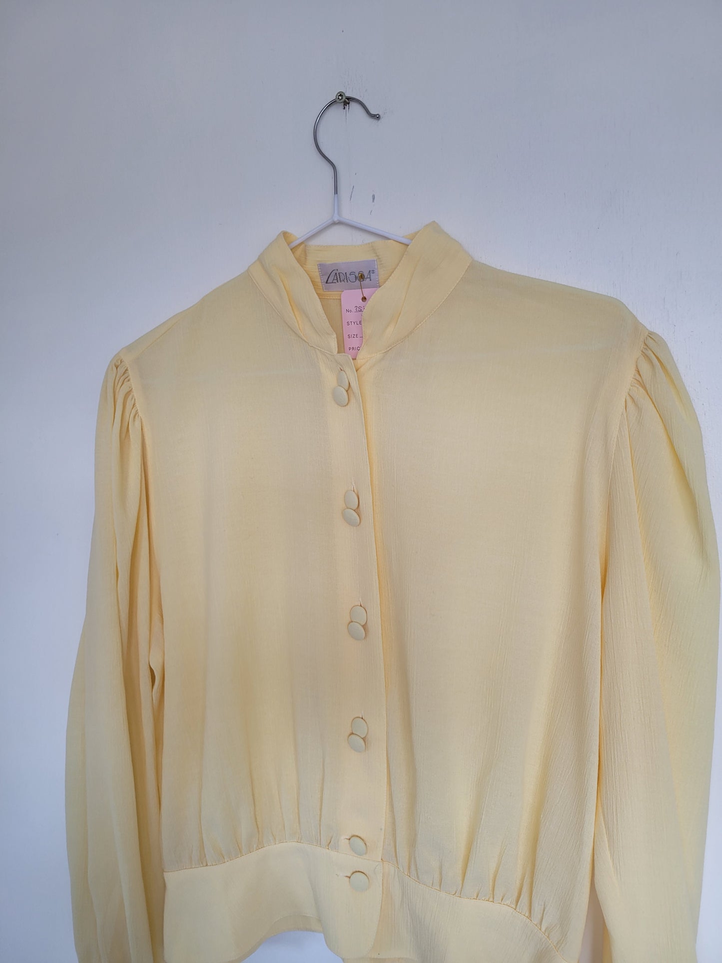 Lichtgele blouse - S/M