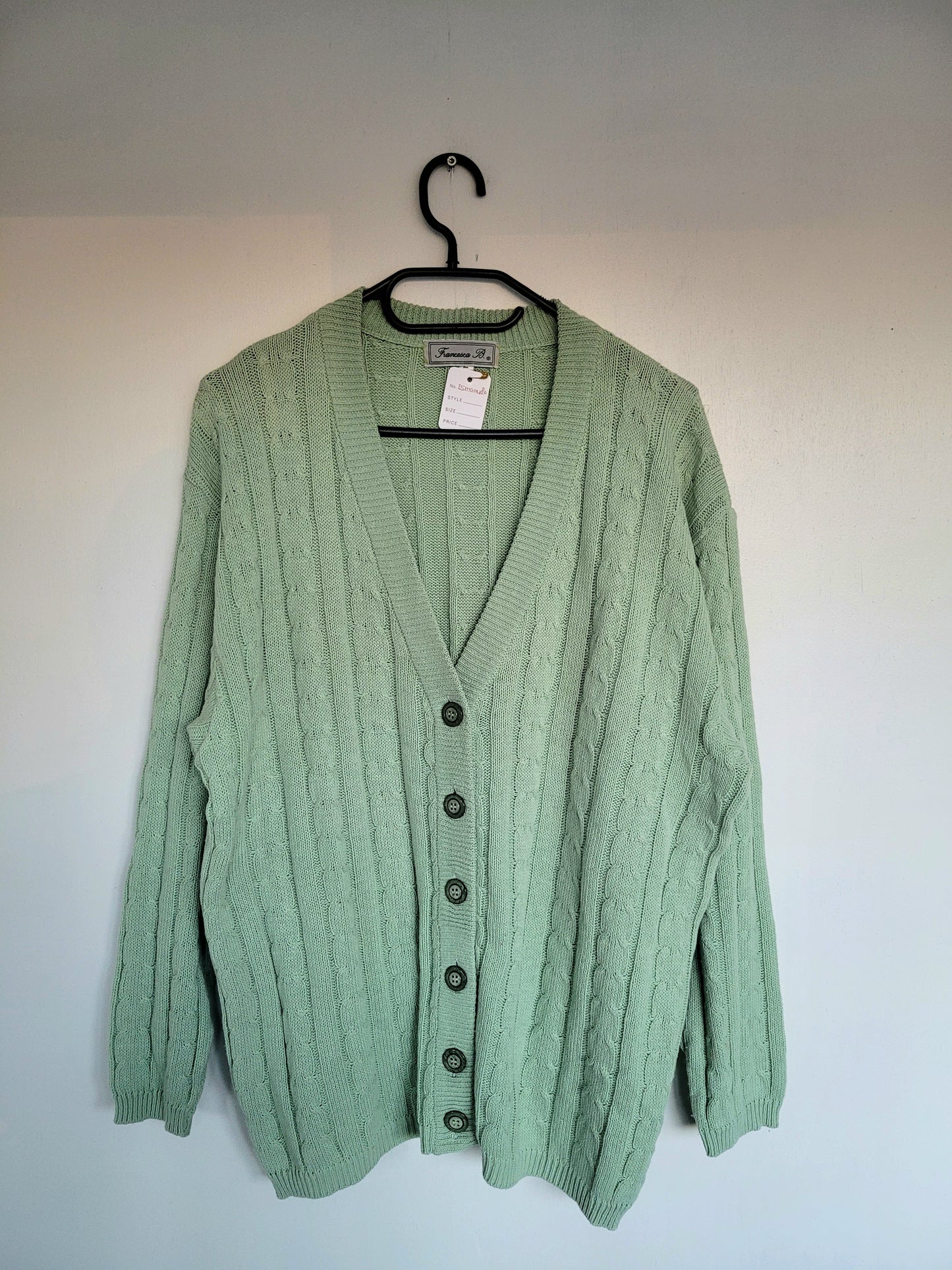 Minty Green vest - L