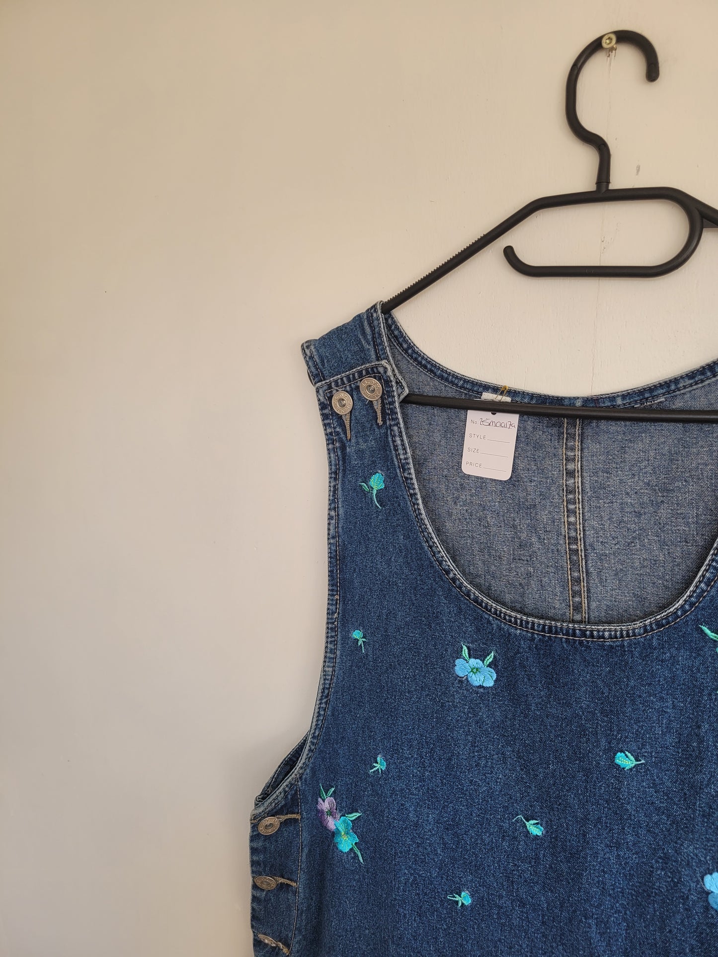 Flowers & Denim jurk - M/L