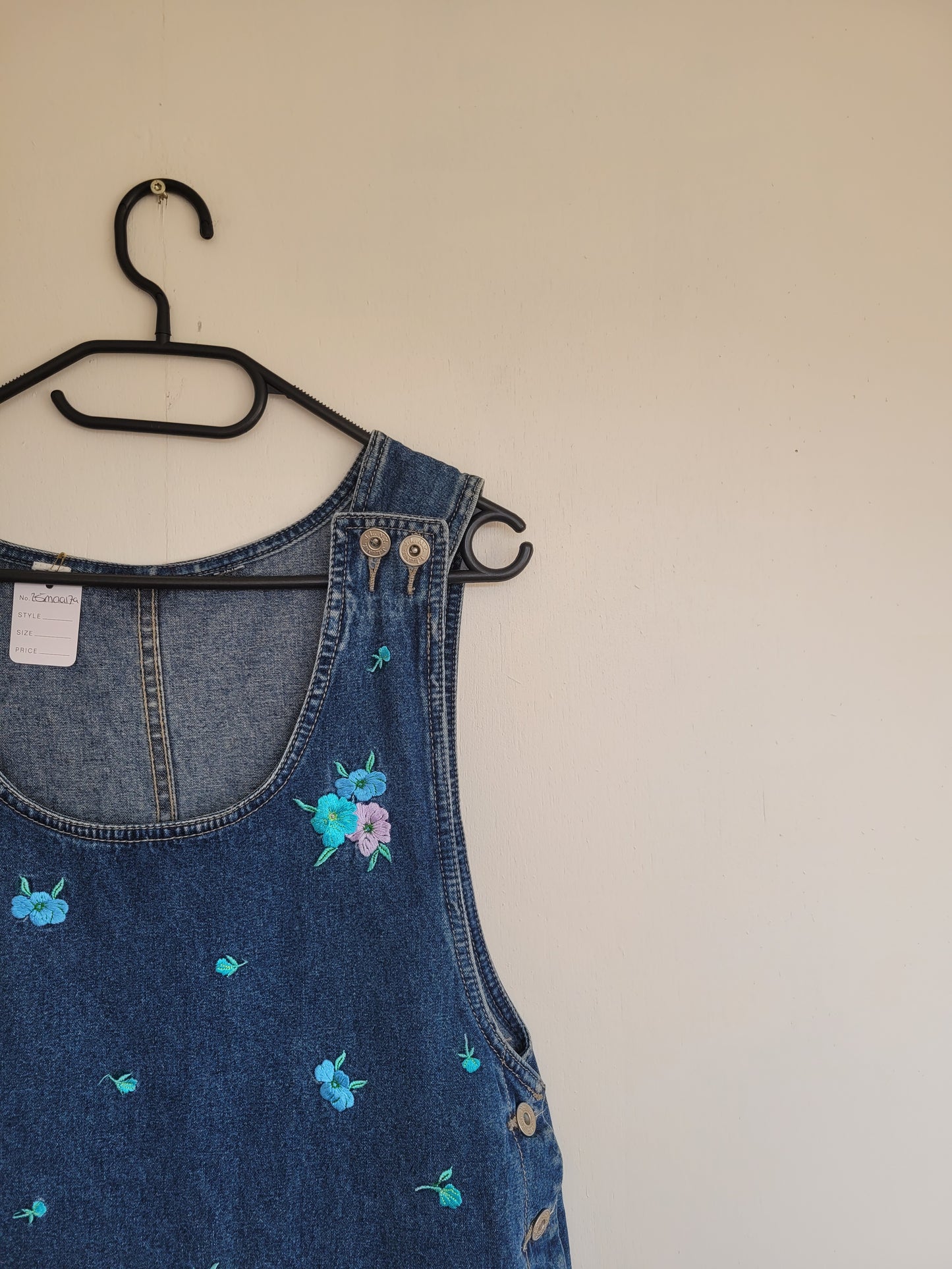 Flowers & Denim jurk - M/L