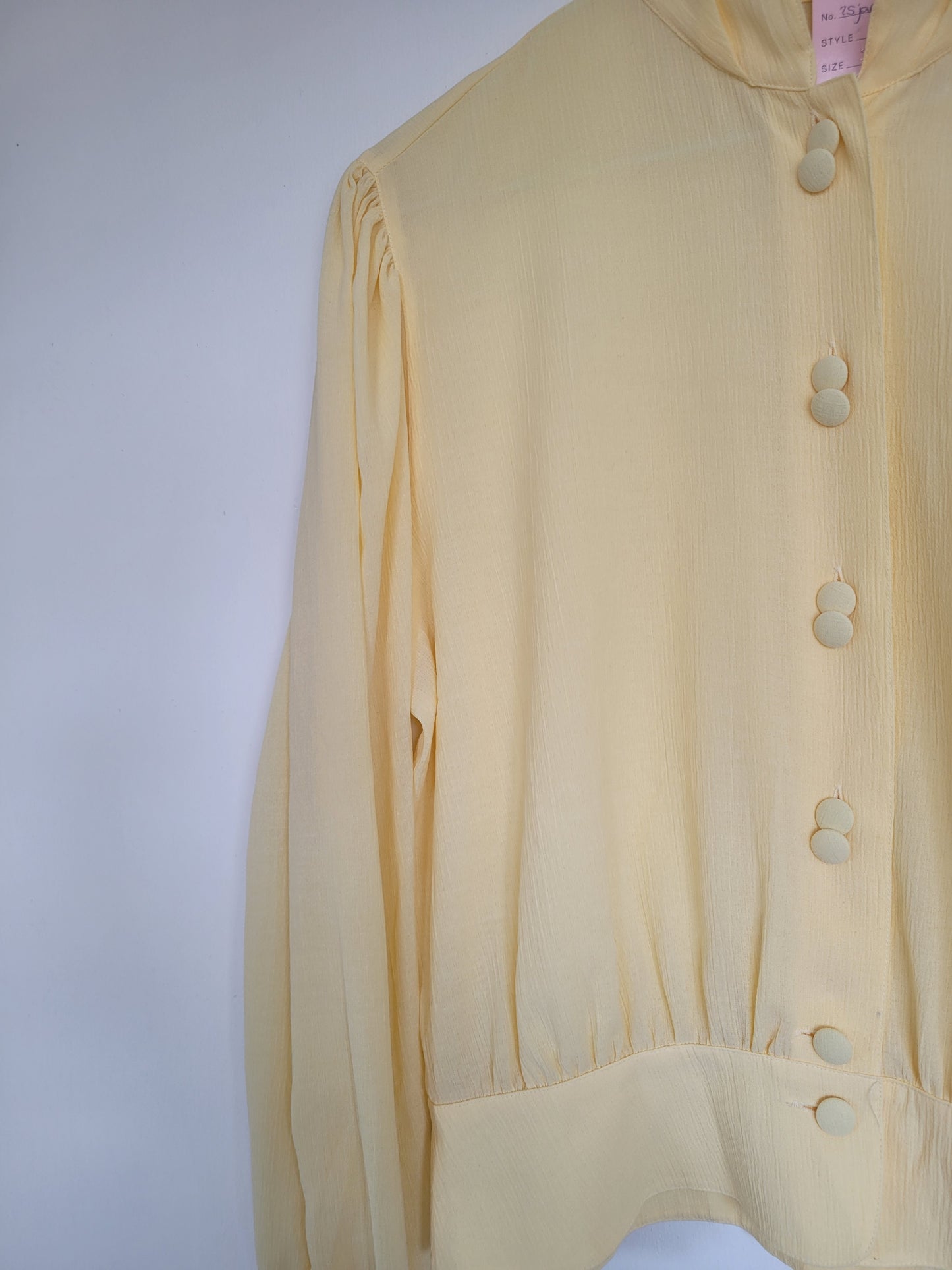 Lichtgele blouse - S/M