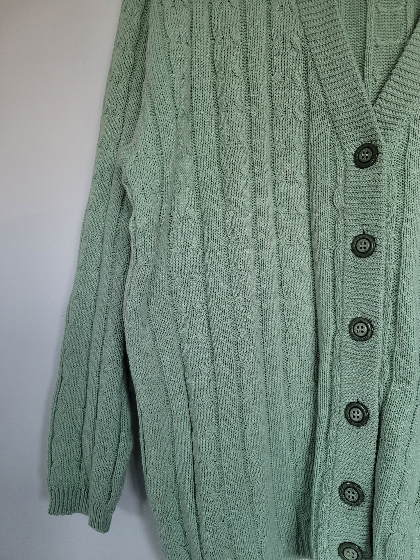 Minty Green vest - L