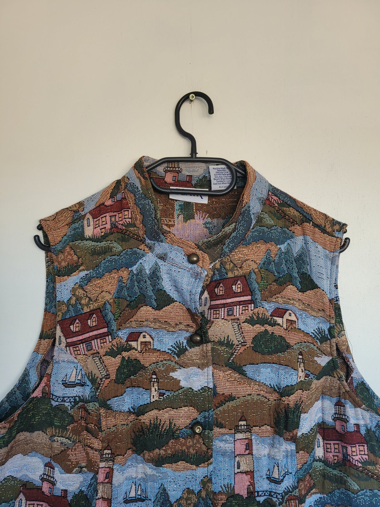 The Seaside Village gilet - L