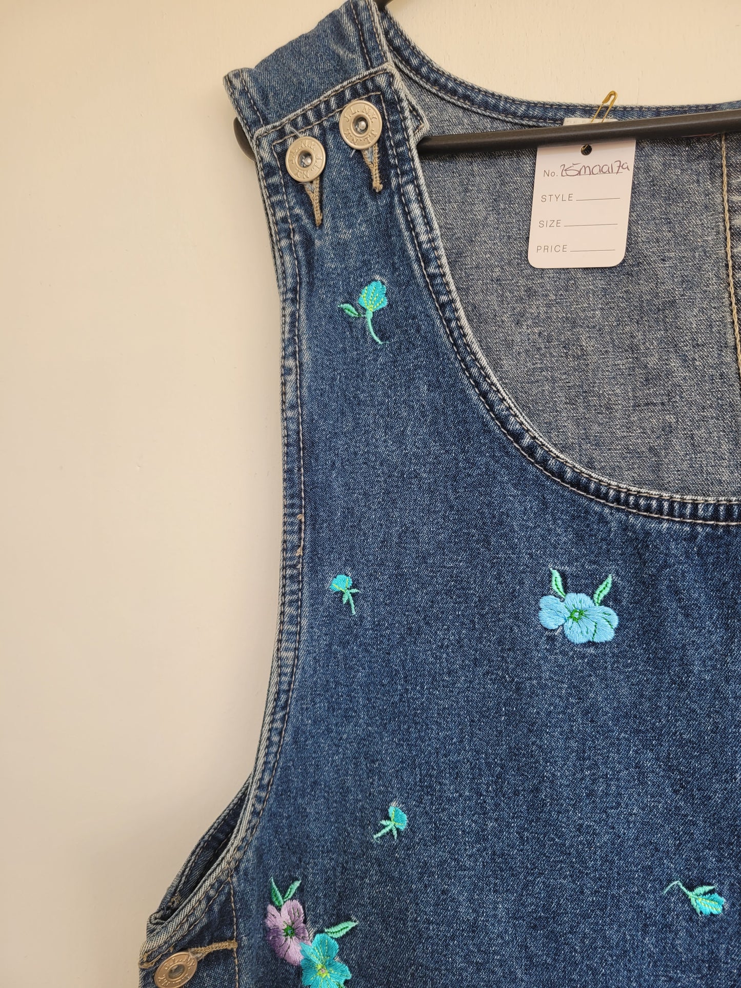 Flowers & Denim jurk - M/L