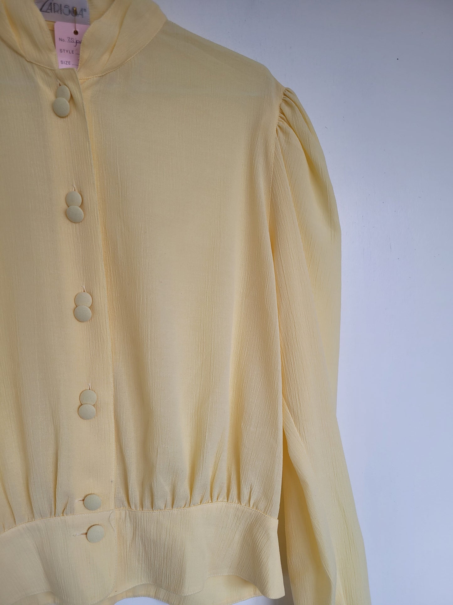 Lichtgele blouse - S/M