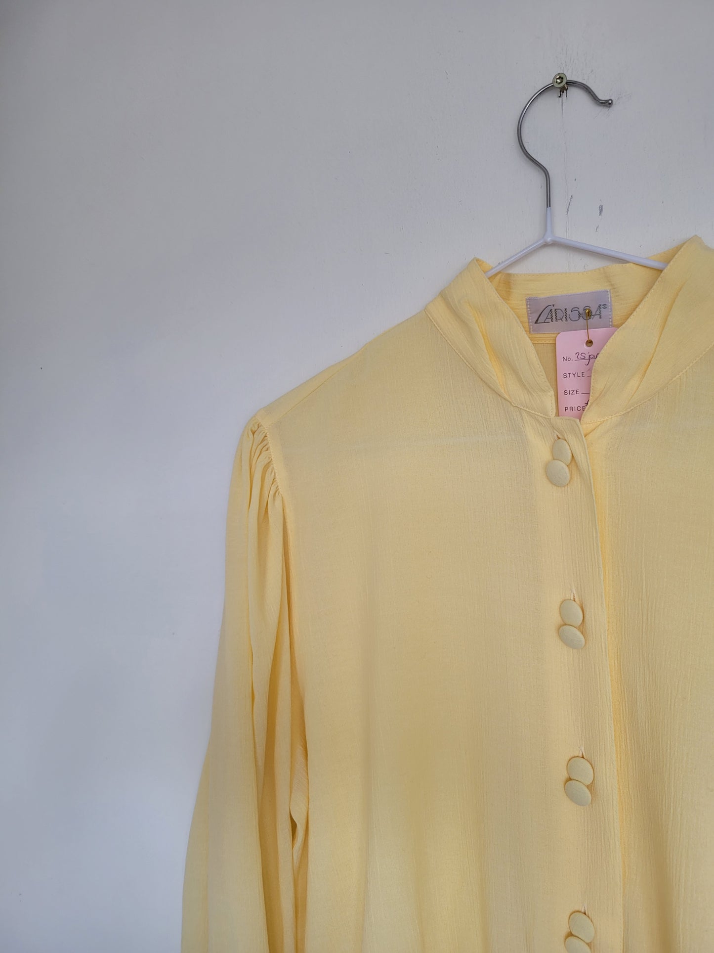 Lichtgele blouse - S/M