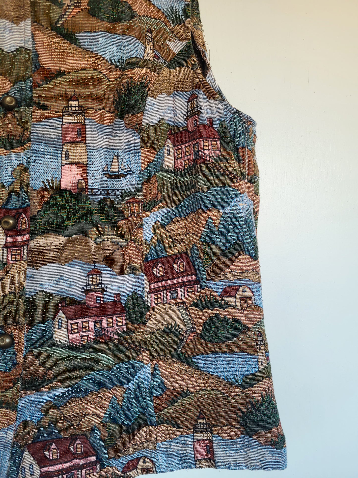 The Seaside Village gilet - L
