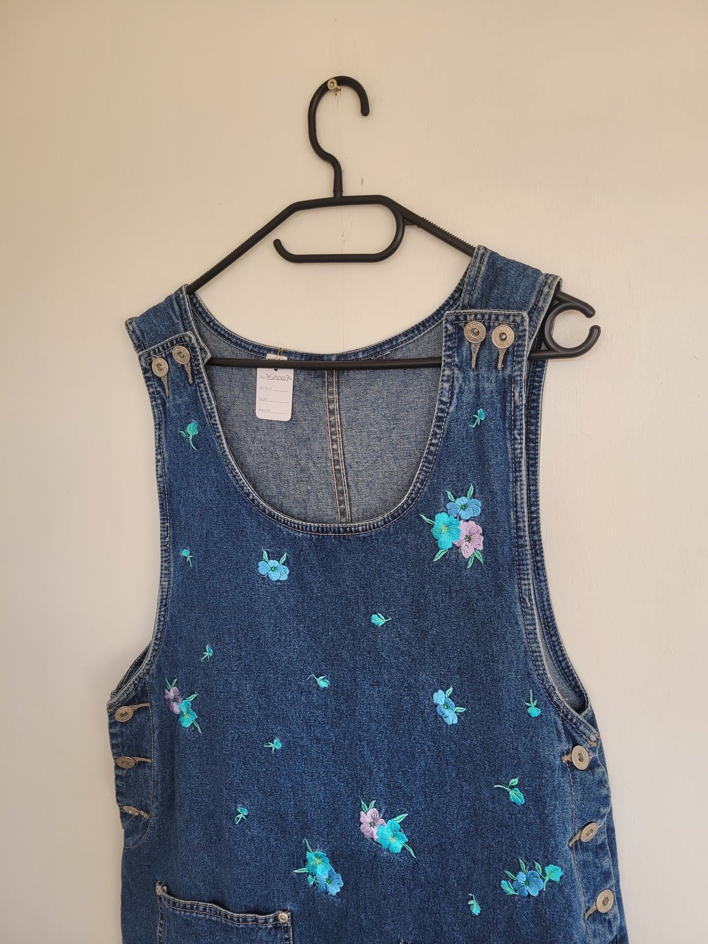Flowers & Denim jurk - M/L