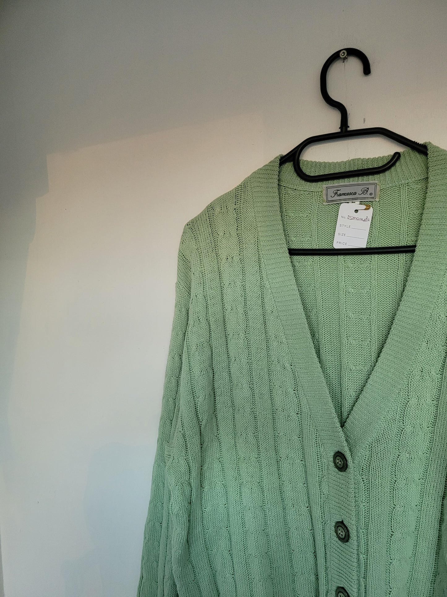 Minty Green vest - L