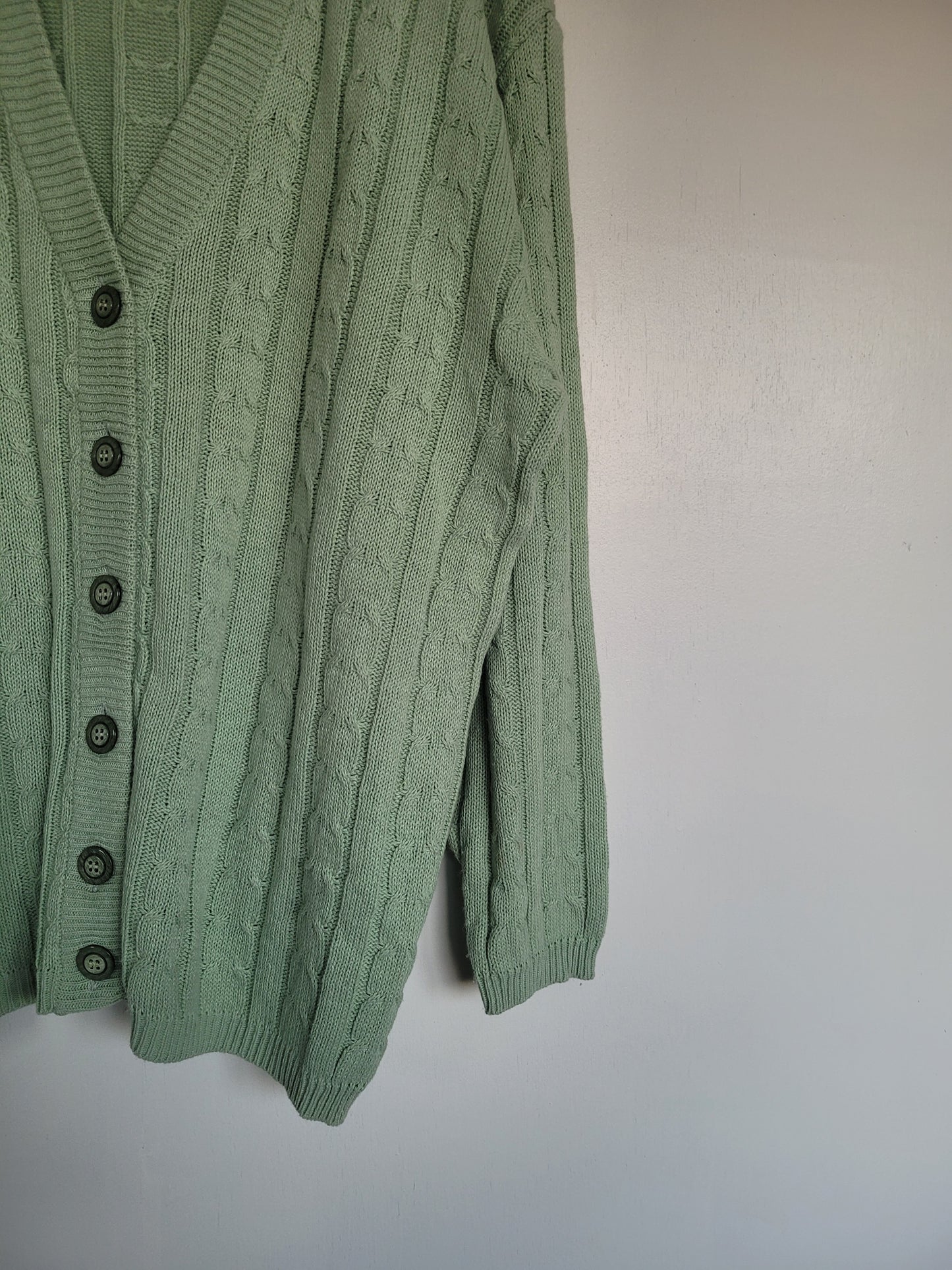 Minty Green vest - L
