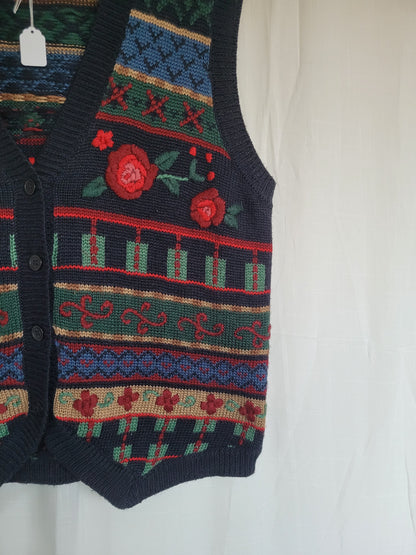🌹 Rosewood Patterns - vintage spencer with different patterns - size M