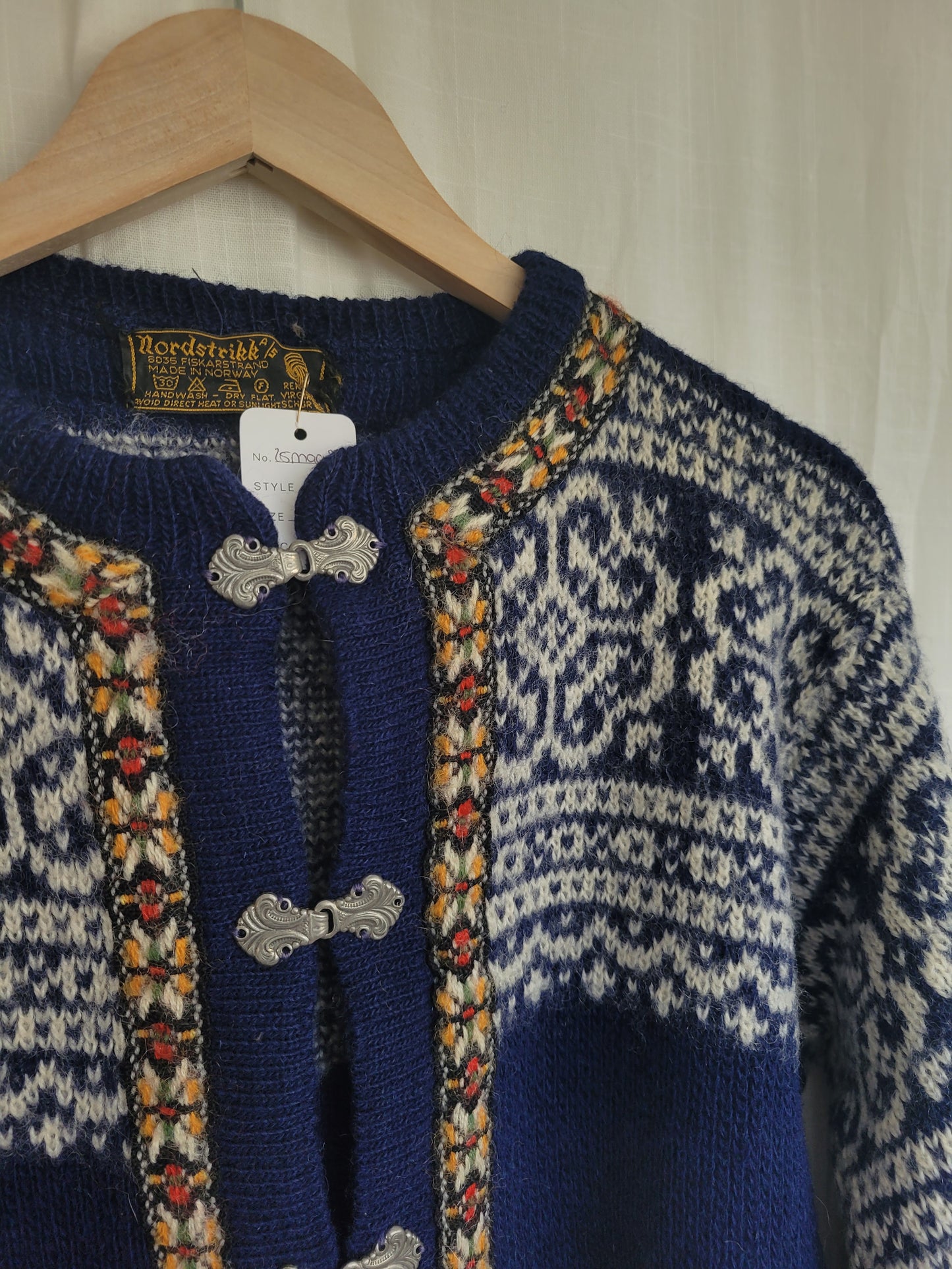 ❄️ Northern Skies - Norwegian knitted cardigan - size S/M
