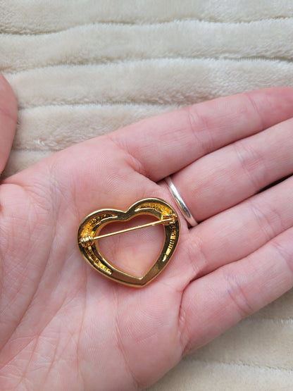 ✨ Sparkling Love - vintage brooch