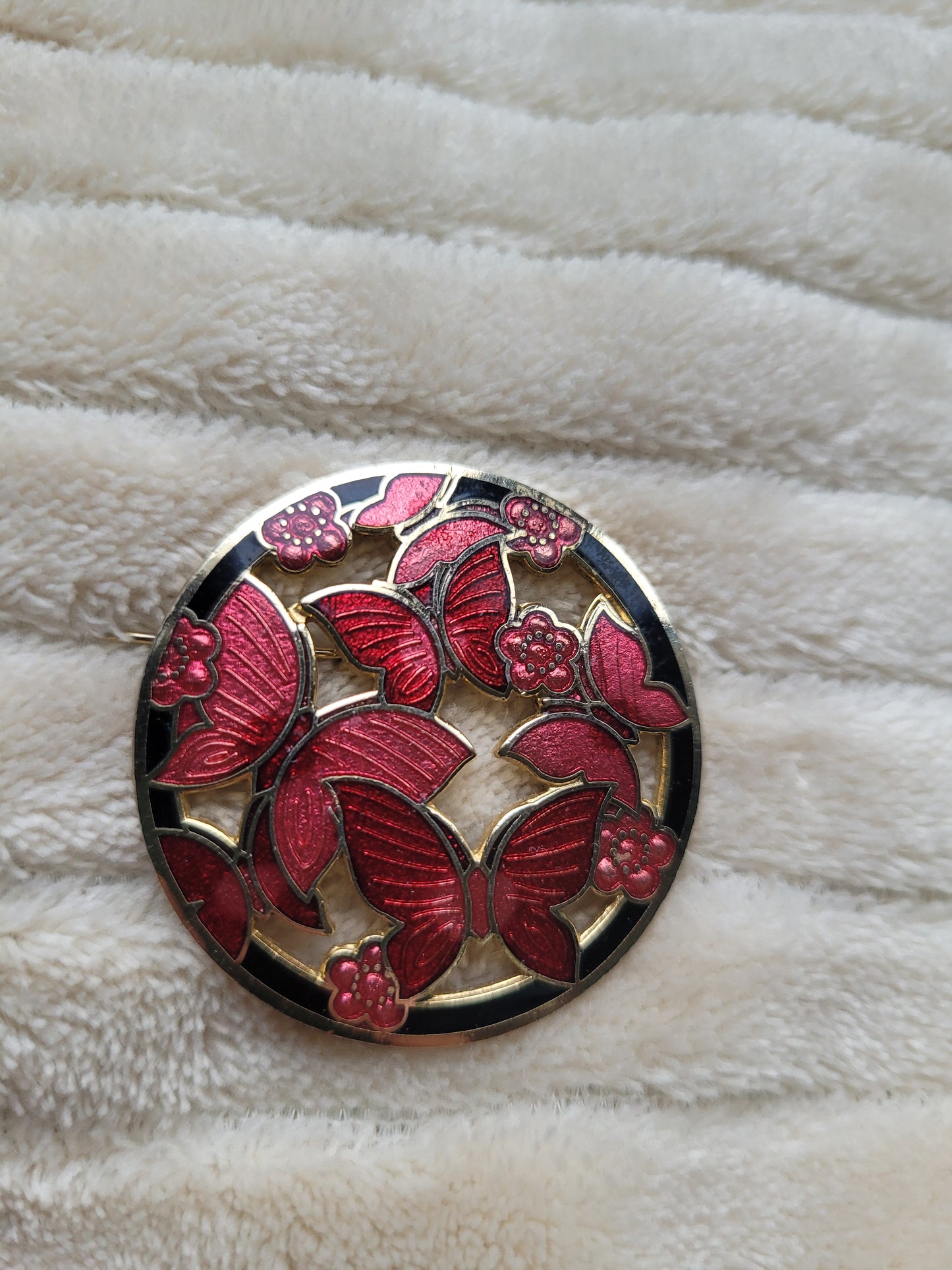 🦋 Enchanted Garden - vintage brooch