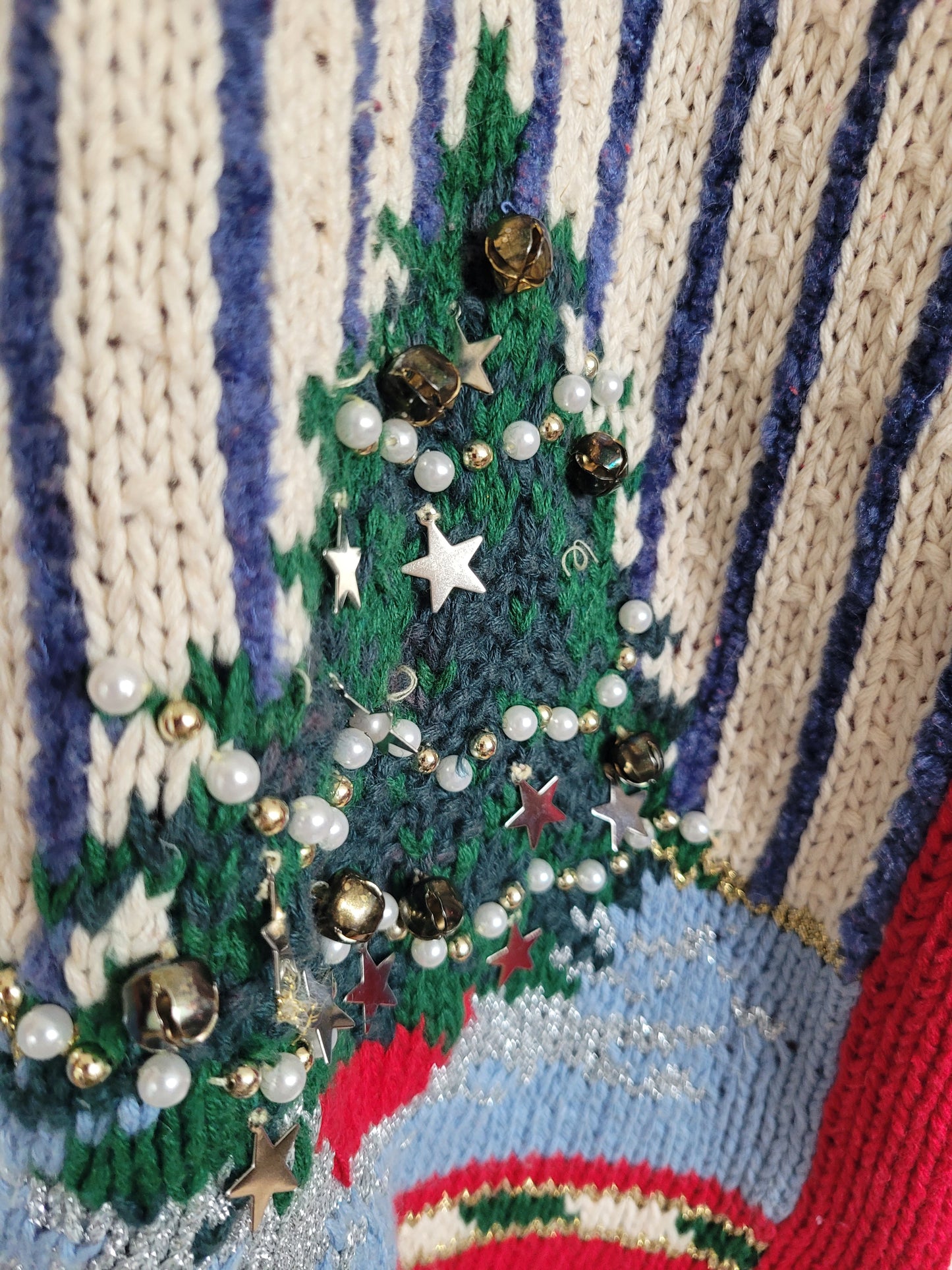 🎁 Four Tales of Christmas - vintage Christmas cardigan - size L