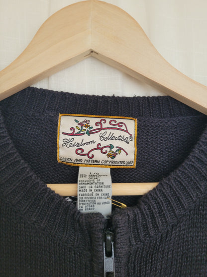 ❄️ Frosty Parade - vintage cardigan with snowmen - size M/L