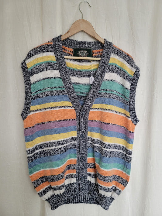 🍬 Candy Cloud - vintage spencer in pastel colors - size L/XL