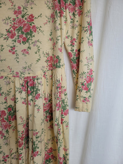 🌸 Buttercup Garden - vintage Laura Ashley dress - size L