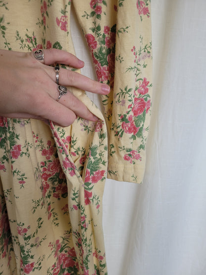 🌸 Buttercup Garden - vintage Laura Ashley dress - size L