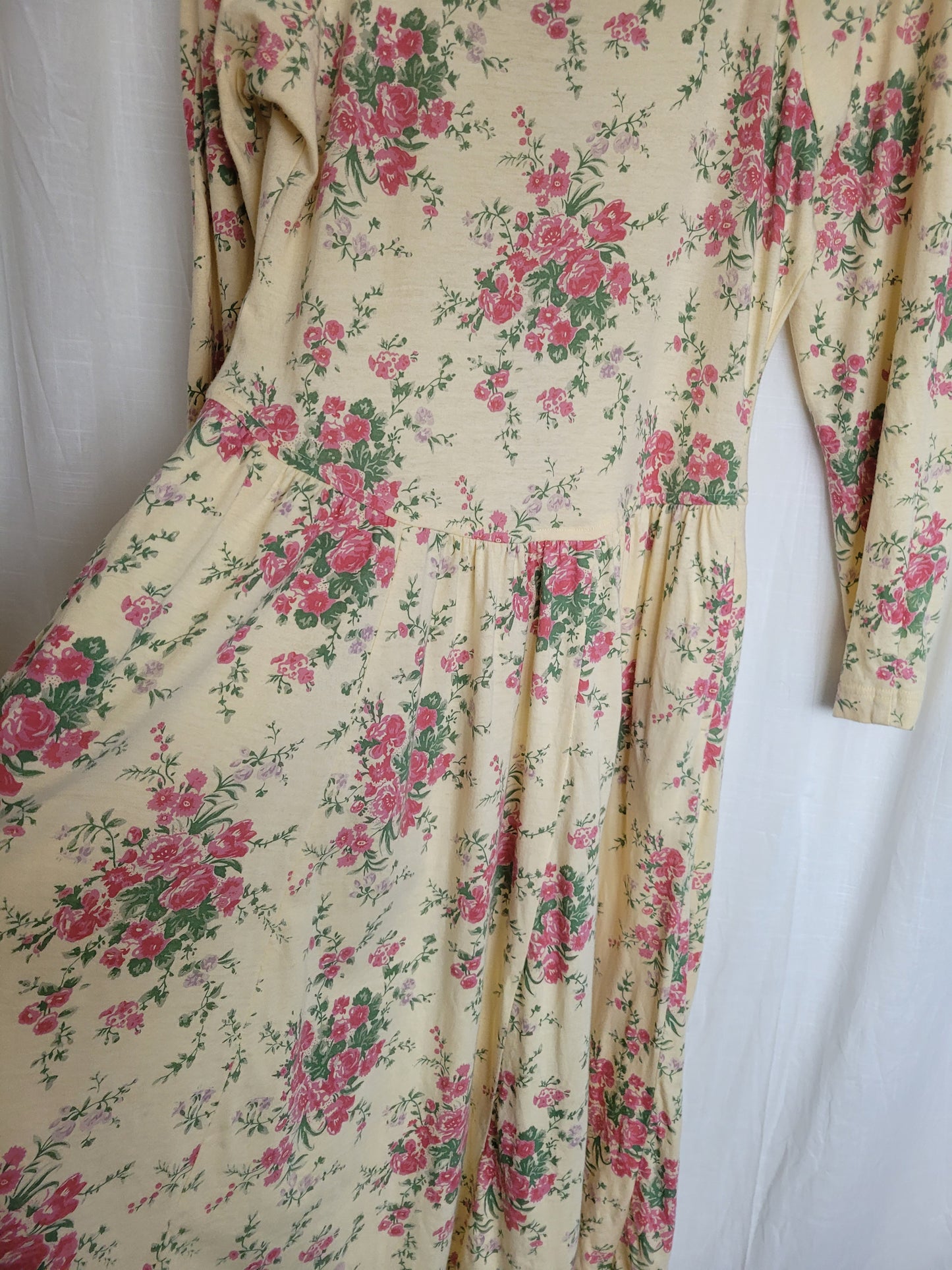 🌸 Buttercup Garden - vintage Laura Ashley dress - size L