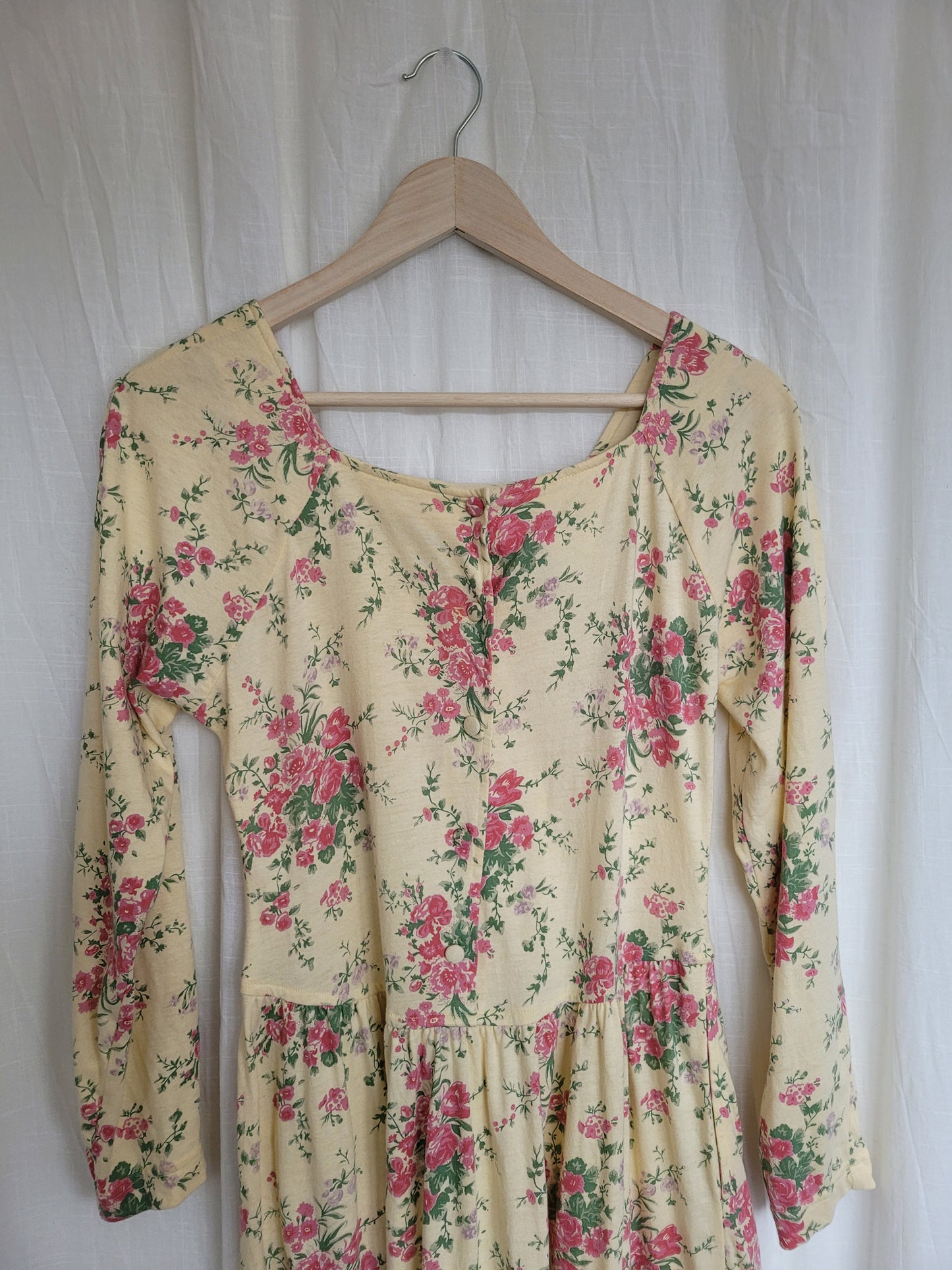 🌸 Buttercup Garden - vintage Laura Ashley dress - size L