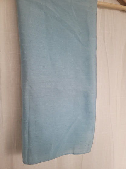 💙 Shimmering Breeze - vintage light blue scarf with shimmer