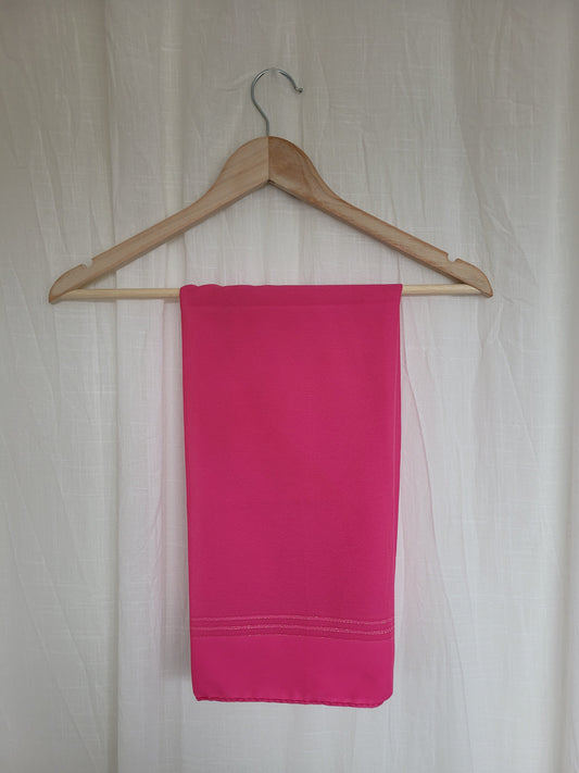 💖 The Golden Edge - vintage scarf with golden glitter edge