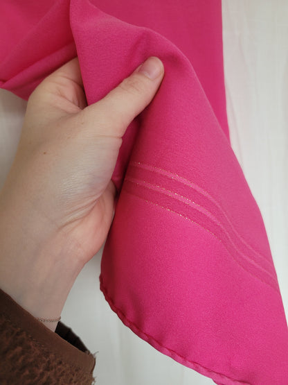 💖 The Golden Edge - vintage scarf with golden glitter edge