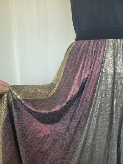 💫 Moonbeam Movement - flowy skirt from shimmering fabrics - size M