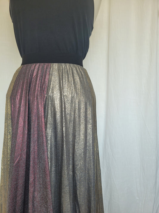 💫 Moonbeam Movement - flowy skirt from shimmering fabrics - size M