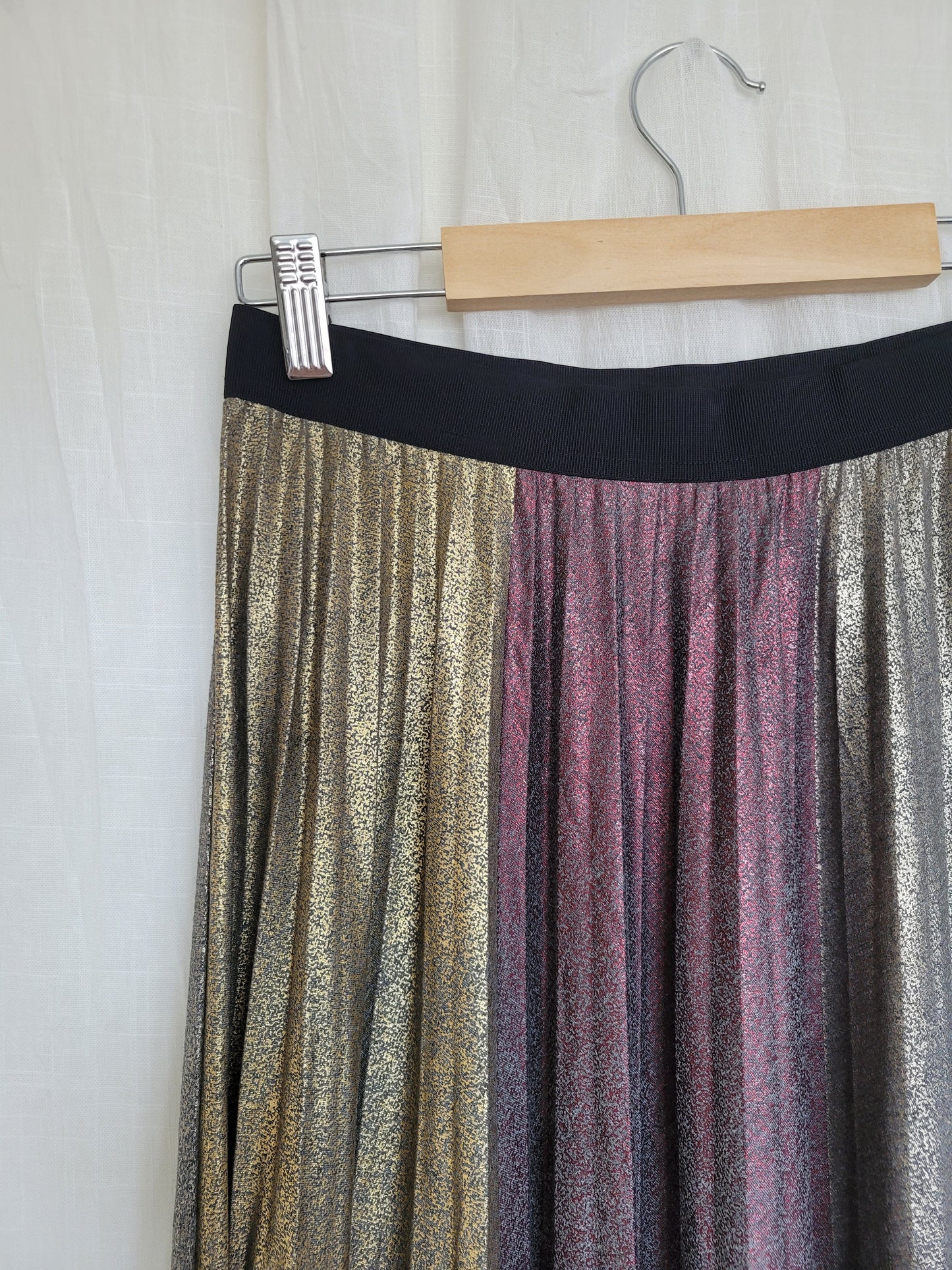 💫 Moonbeam Movement - flowy skirt from shimmering fabrics - size M