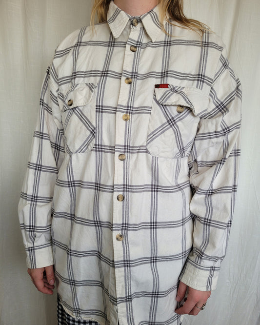 🌫️ Morning Mist - vintage Lee flanel - size L/XL