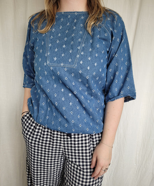 🌿 Windcatcher - vintage denim shirt - size M/L