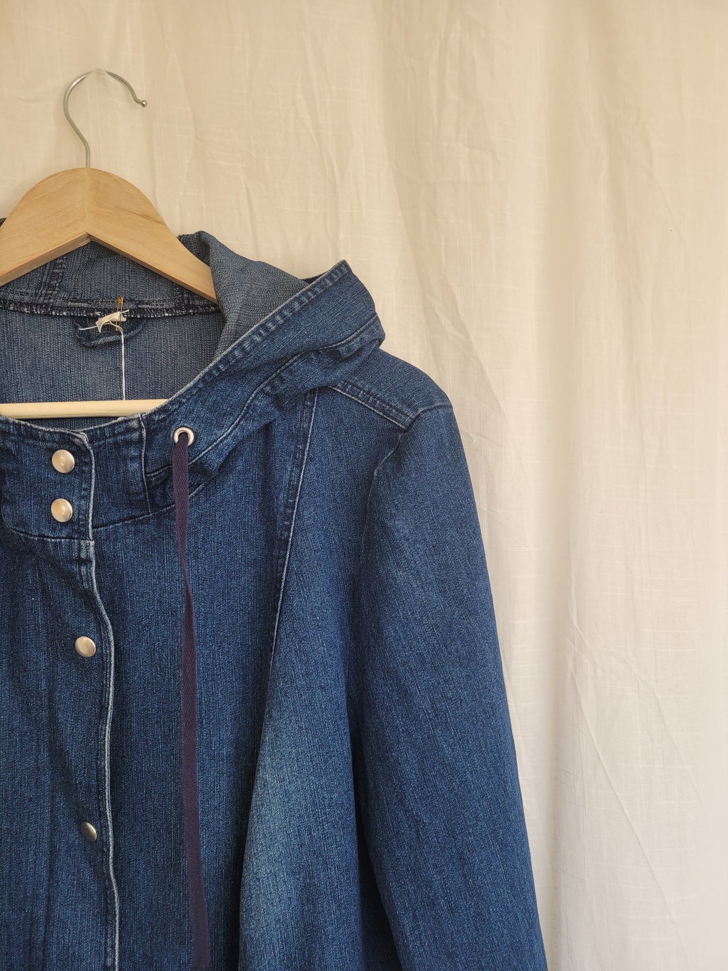 🌿 The Quiet Water - vintage long denim coat - size L