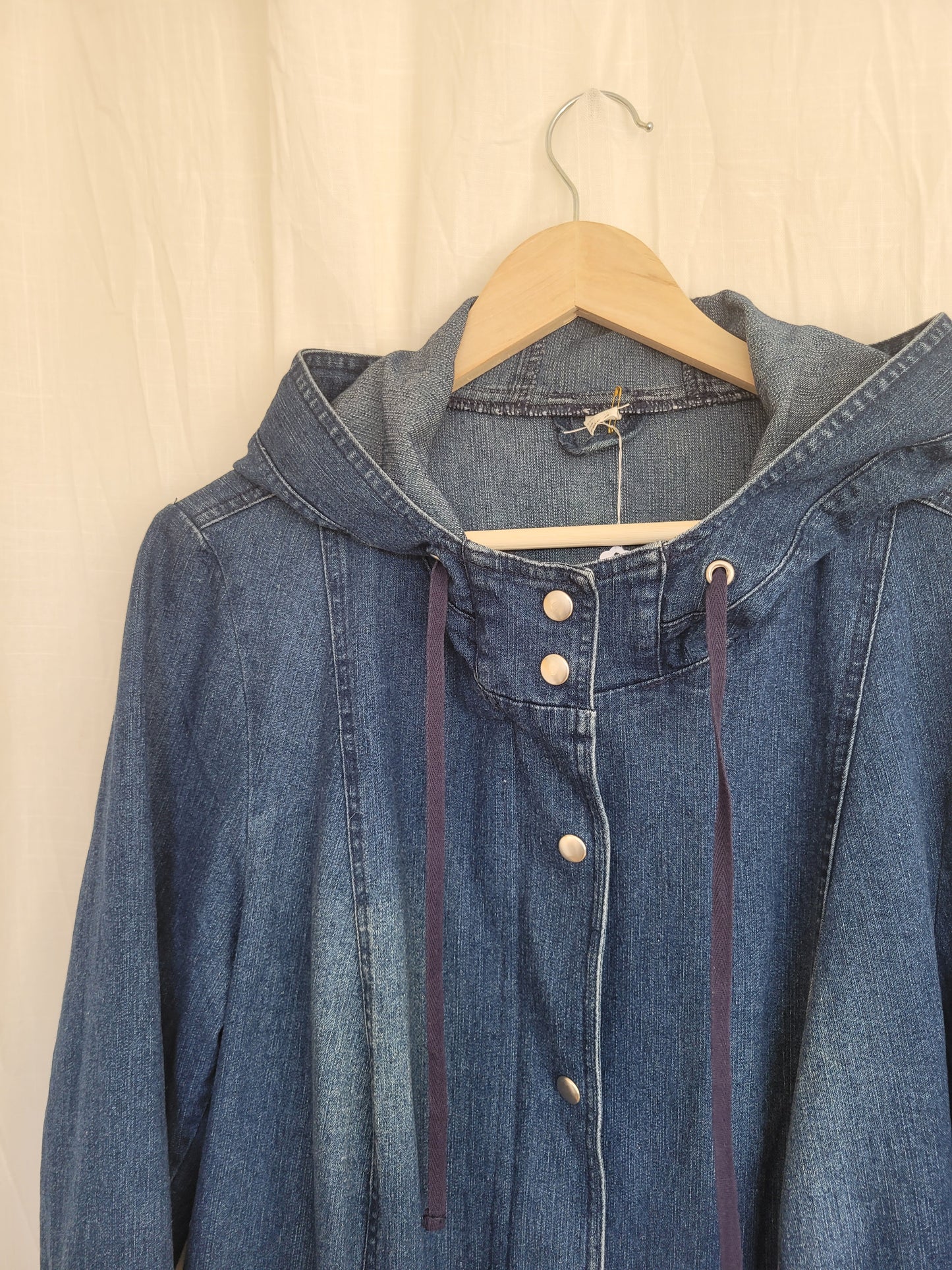 🌿 The Quiet Water - vintage long denim coat - size L