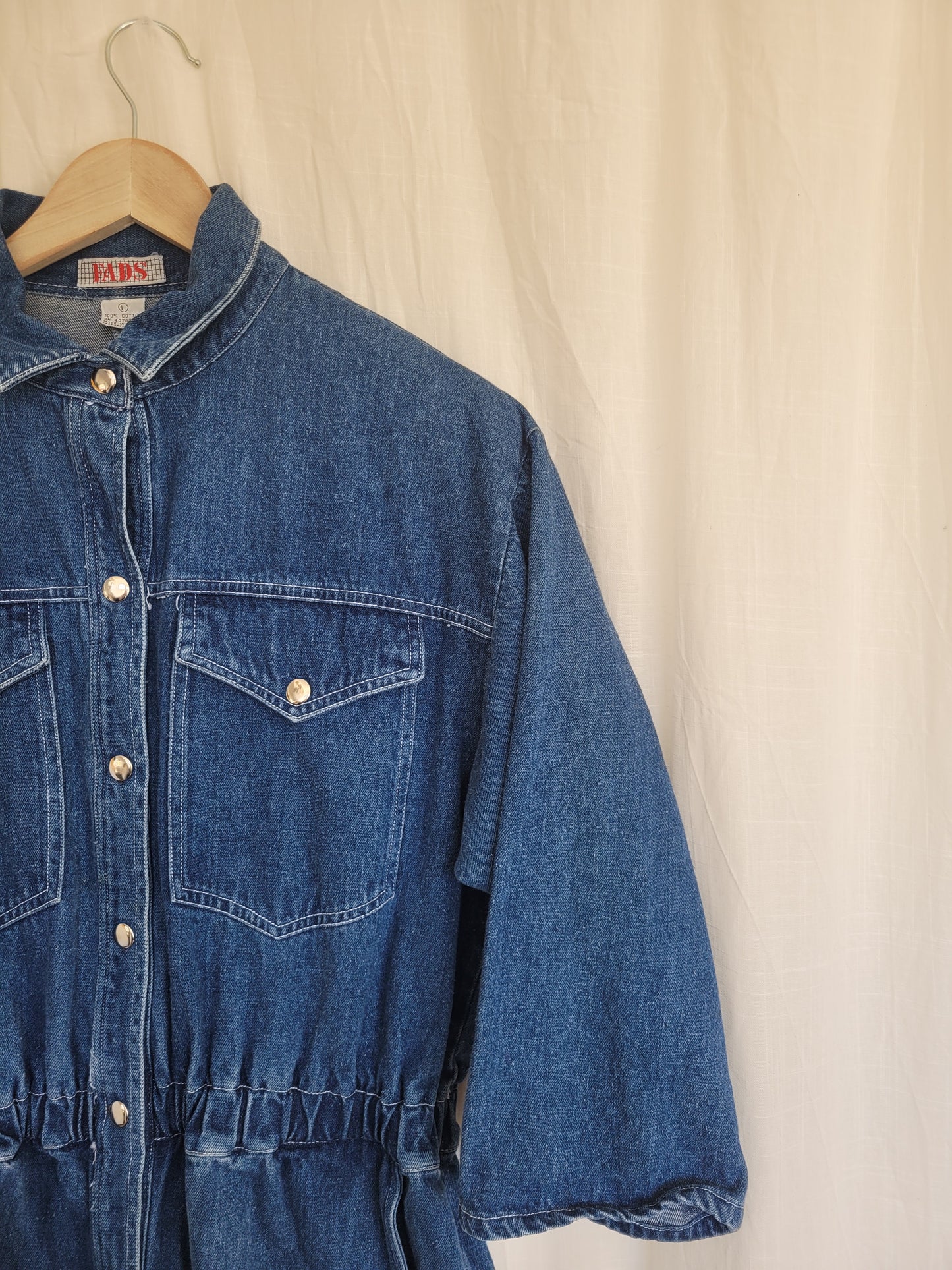 💙 Lakehouse Denim - vintage denim dress - size L