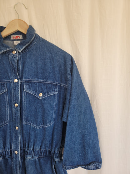 💙 Lakehouse Denim - vintage denim dress - size L