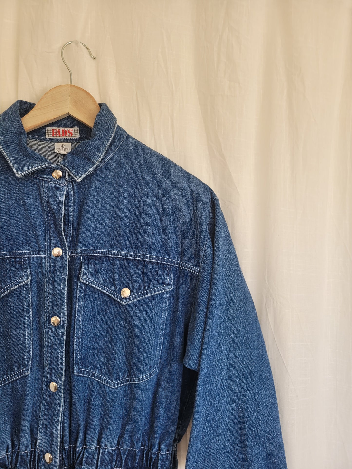💙 Lakehouse Denim - vintage denim dress - size L