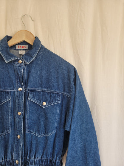 💙 Lakehouse Denim - vintage denim dress - size L