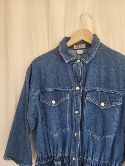 💙 Lakehouse Denim - vintage denim dress - size L