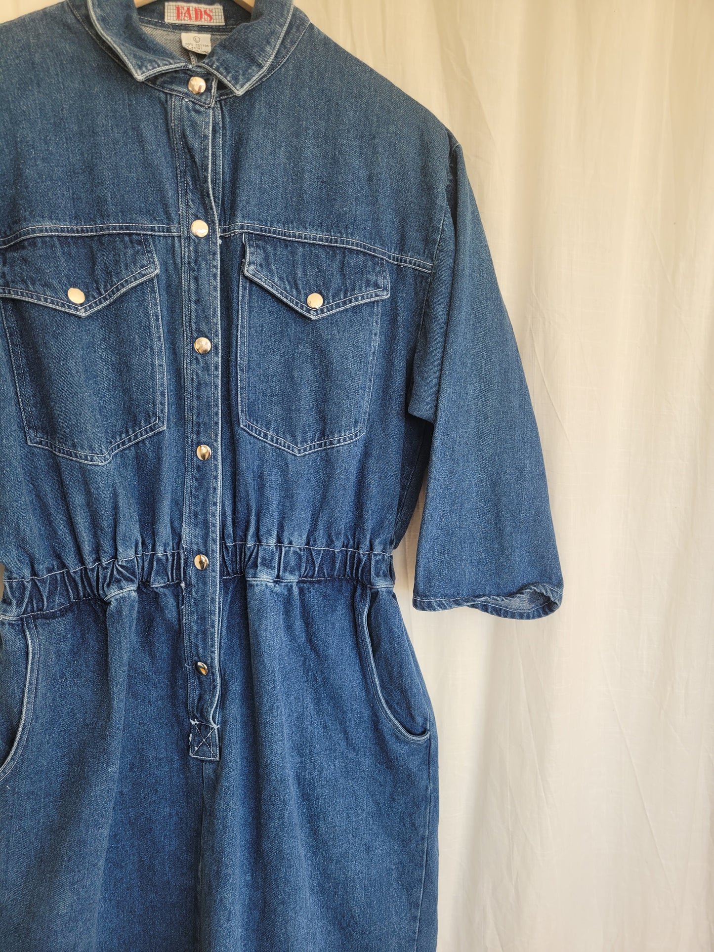 💙 Lakehouse Denim - vintage denim dress - size L