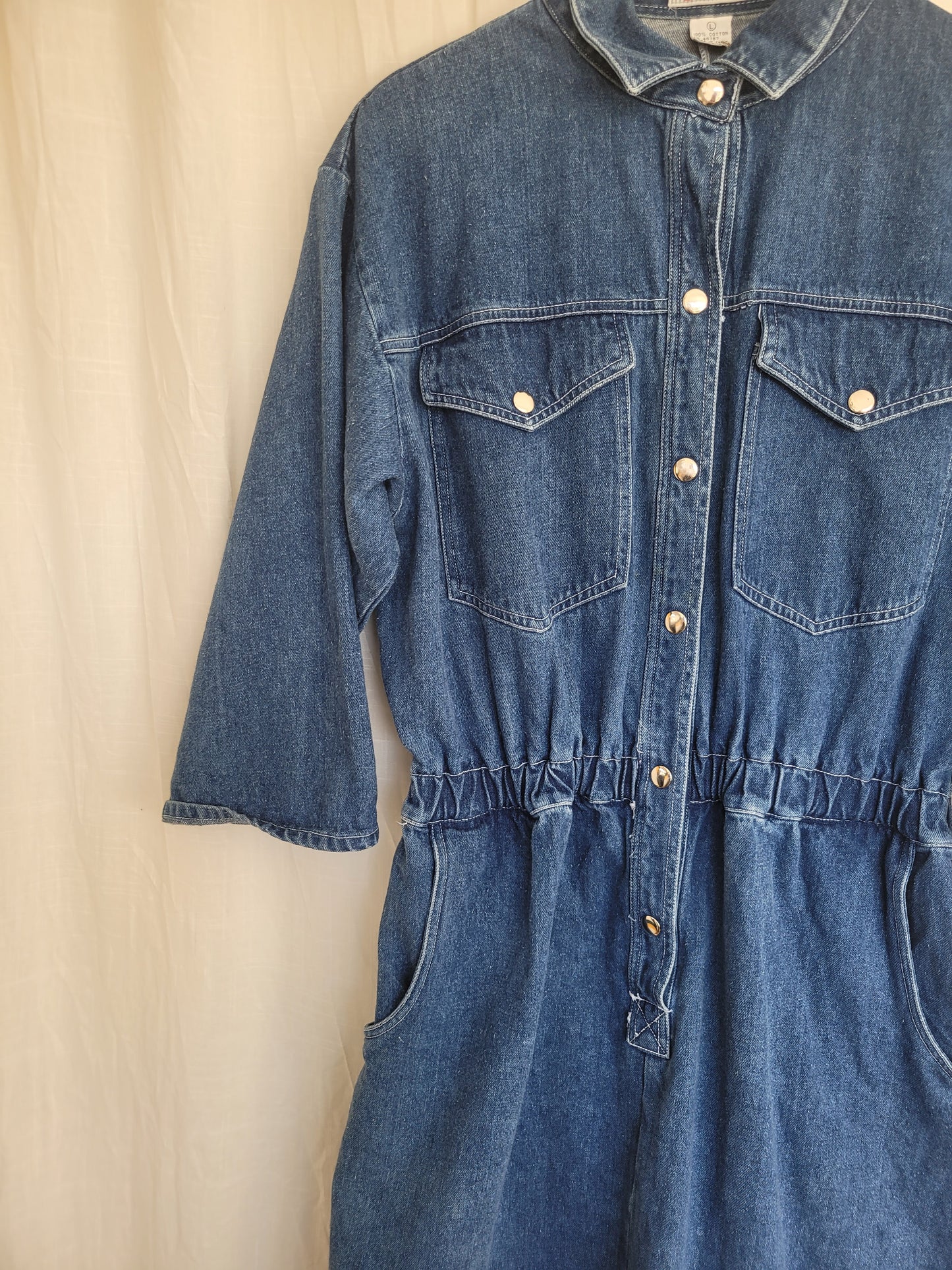 💙 Lakehouse Denim - vintage denim dress - size L