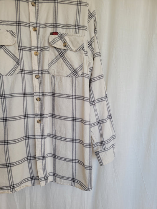 🌫️ Morning Mist - vintage Lee flanel - size L/XL
