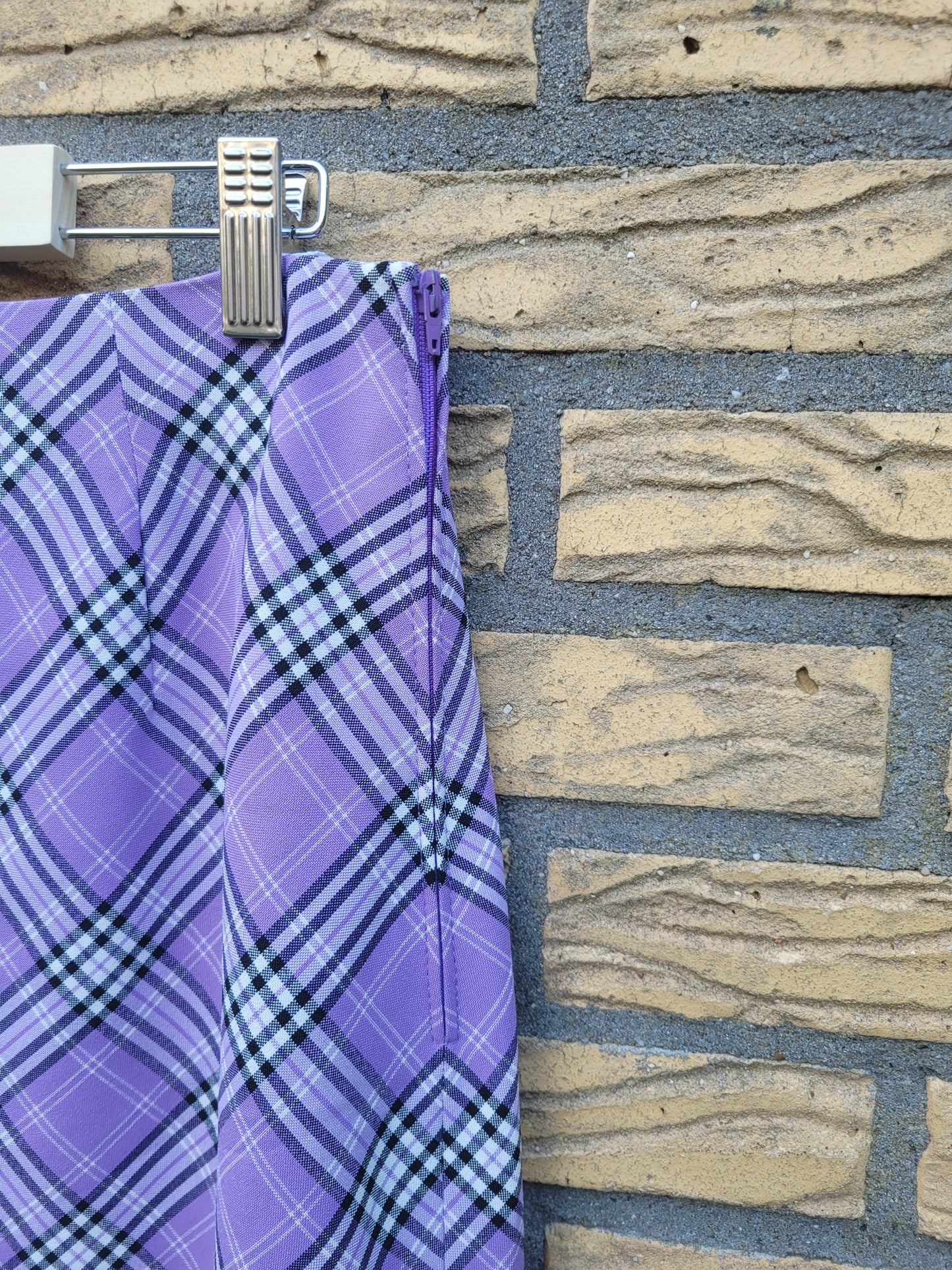 💜 Lavender Dreams - vintage purple skirt - size M/L