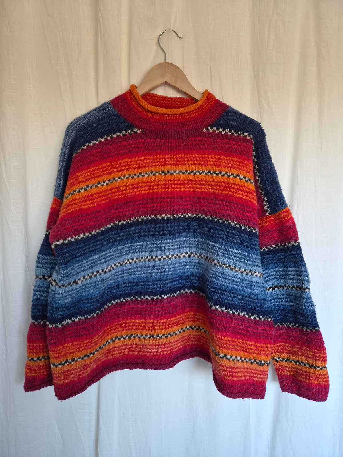 🌙 The Wandering Wool - vintage Amano Traders Pullover (Perfectly Imperfect) - size M/L