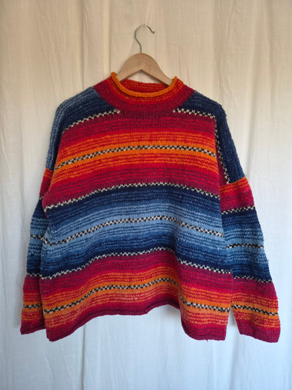 🌙 The Wandering Wool - vintage Amano Traders Pullover (Perfectly Imperfect) - size M/L