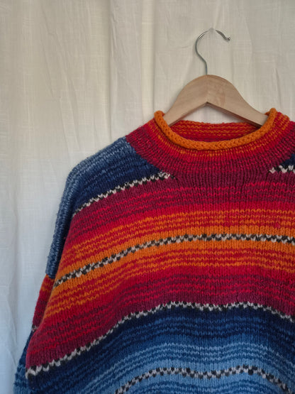 🌙 The Wandering Wool - vintage Amano Traders Pullover (Perfectly Imperfect) - size M/L