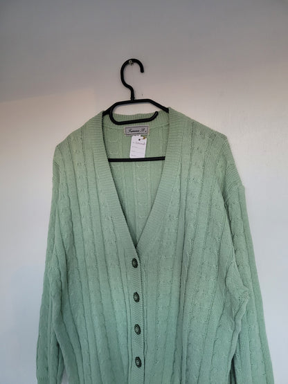 Minty Green vest - L