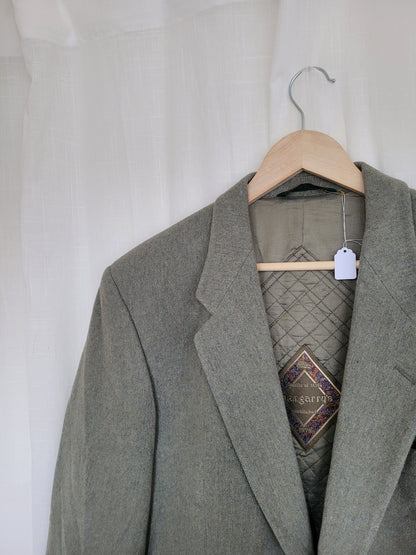 🌅 Whispers of Dawn - vintage green/grey blazer - size L/XL
